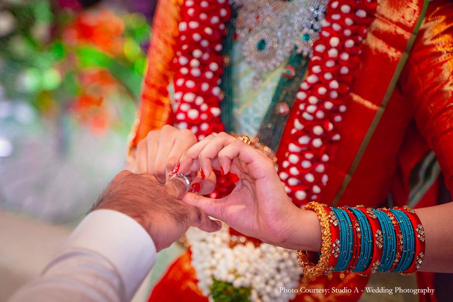 Engagement ceremony at Taj Falaknuma Palace, Hyderabad