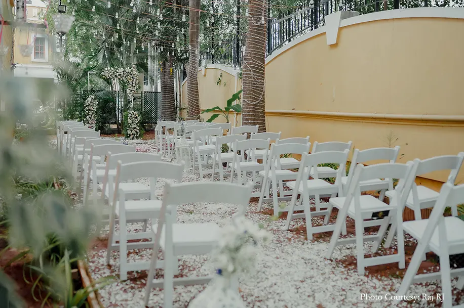 White wedding decor