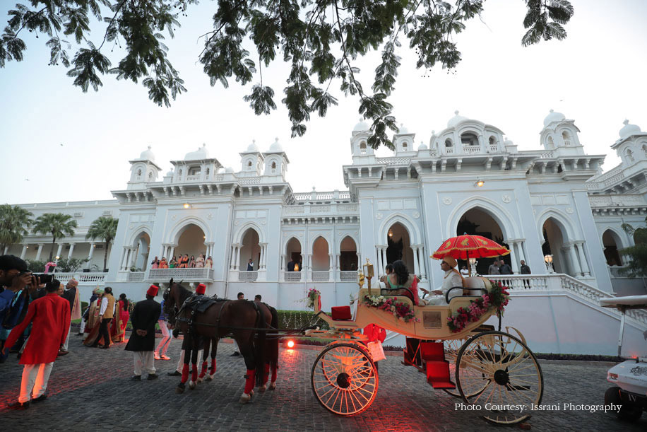 Neha and Rahil, Taj Falaknuma Palace, Hyderabad
