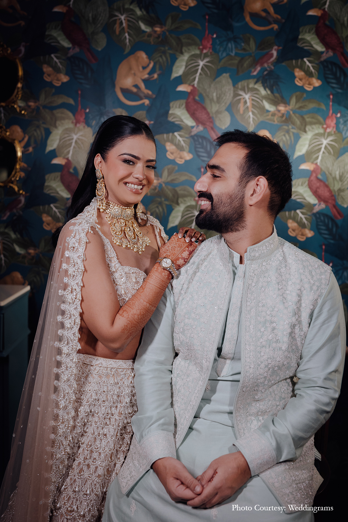 Nishtha Gandhi Malik and Karan Malik, New Delhi