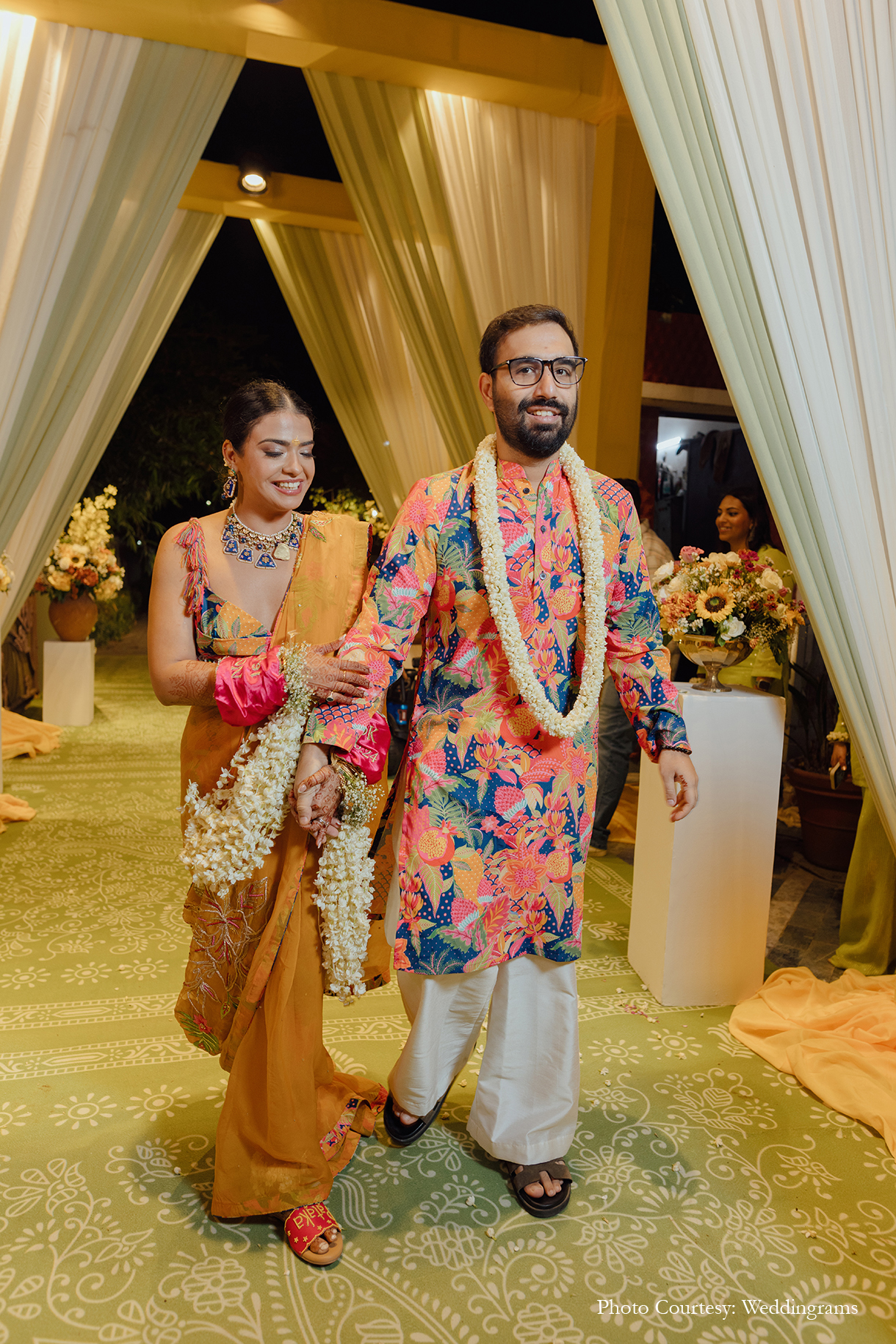 Nishtha Gandhi Malik and Karan Malik, New Delhi