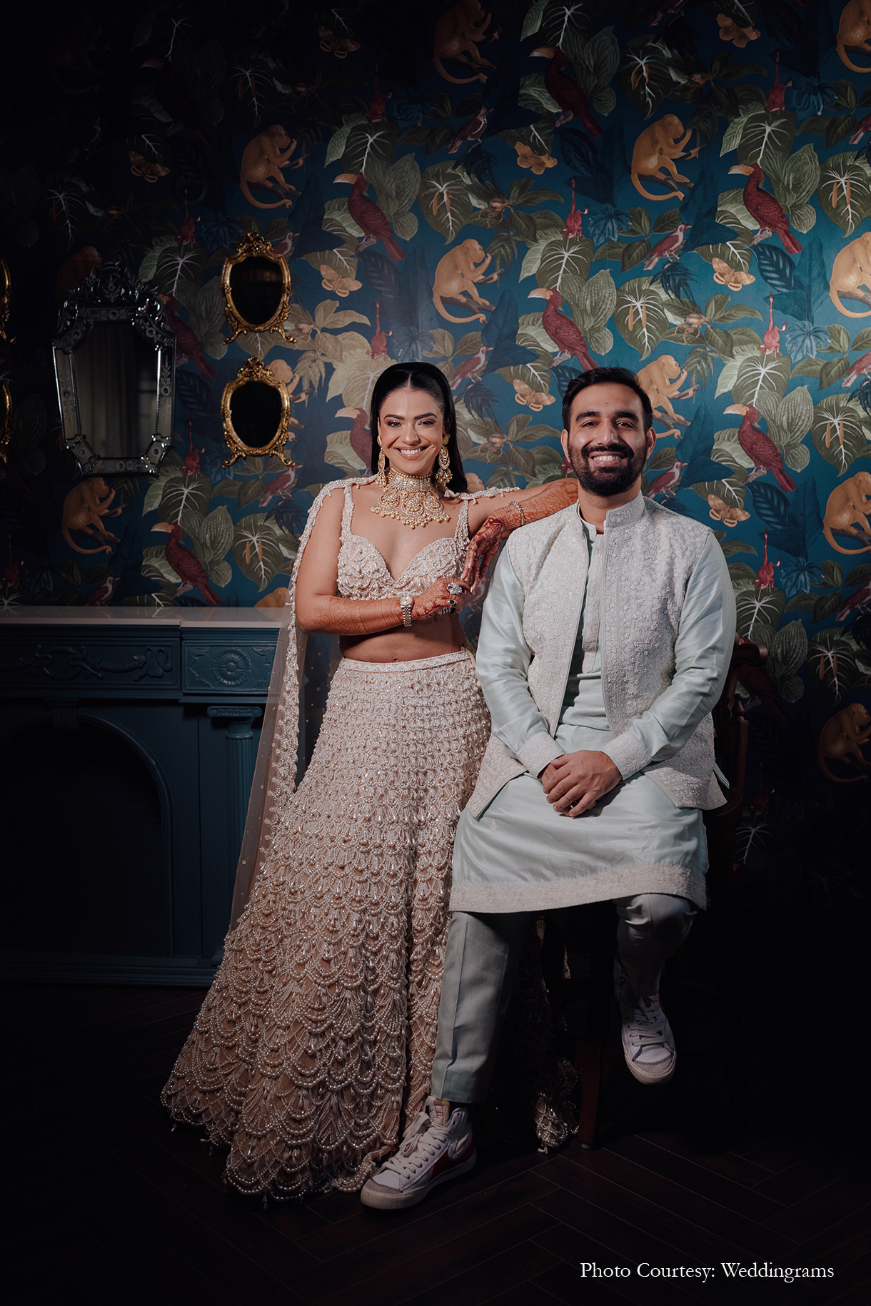 Nishtha Gandhi Malik and Karan Malik, New Delhi