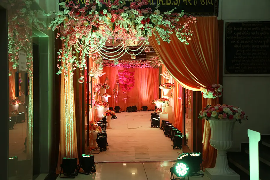 Floral wedding decor