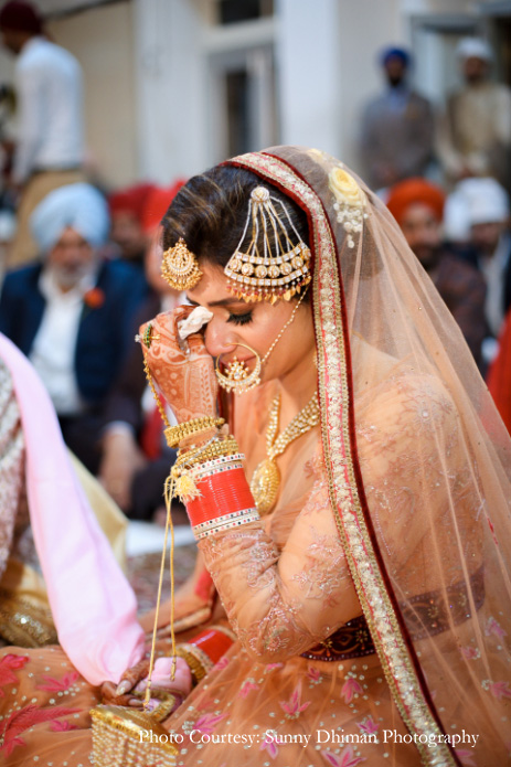 Bani and Rahul, Model Town Gurudwara, Jalandhar, Punjab