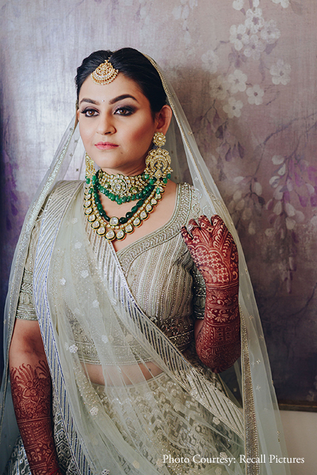 White Lehenga by Falguni Shane Peacock