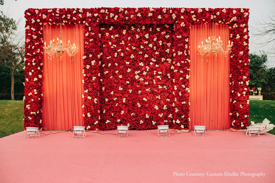 Wedding decor stage