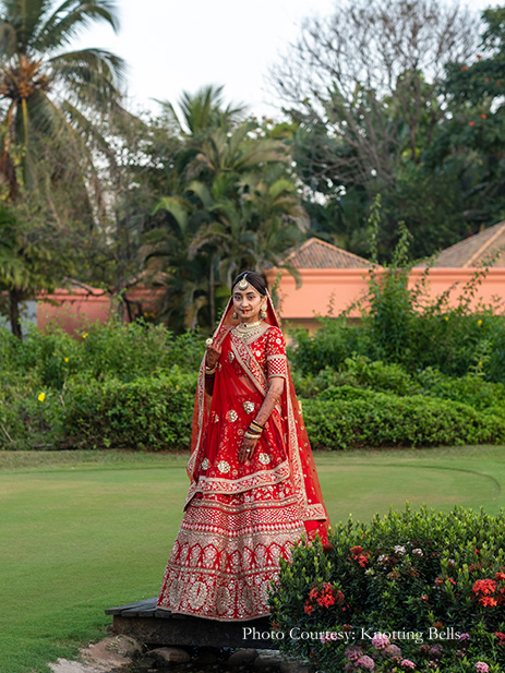 Bride in red Sabyasaachi lehenga Bride in red Sabyasaachi lehenga
