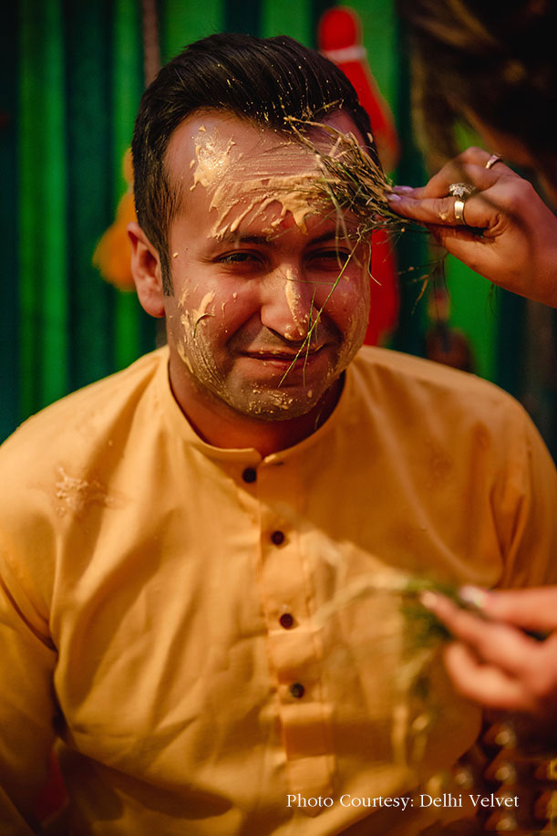 Mastered Yello Kurta for Haldi