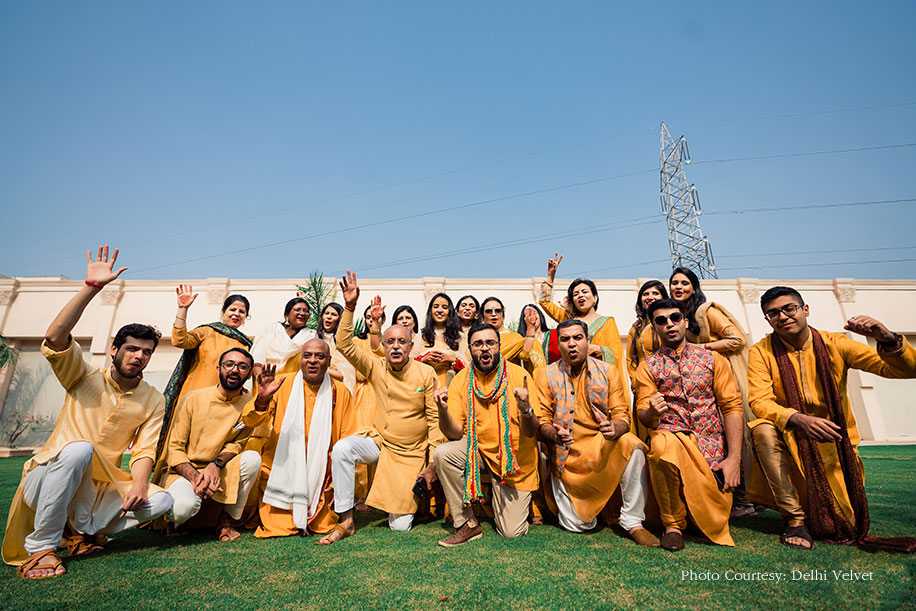 Haldi Ceremony co-ordinated outfits