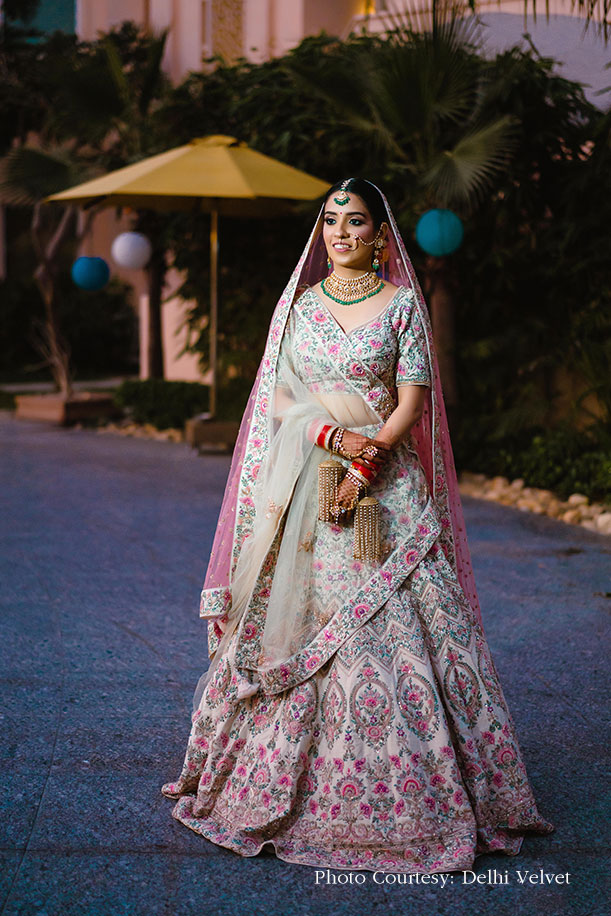 Beige Lehenga
