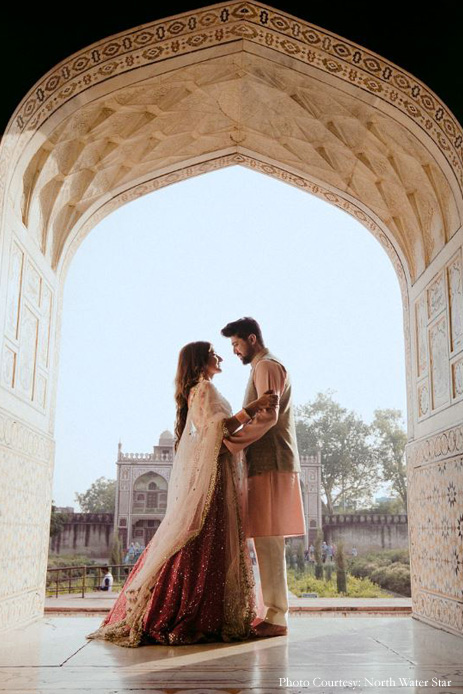 Sanchita and Abhishek, ITC Mughal, Agra