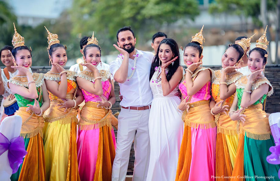Sapna and Rashpal's Destination Wedding at Rayong Marriott Resort & Spa, Thailand