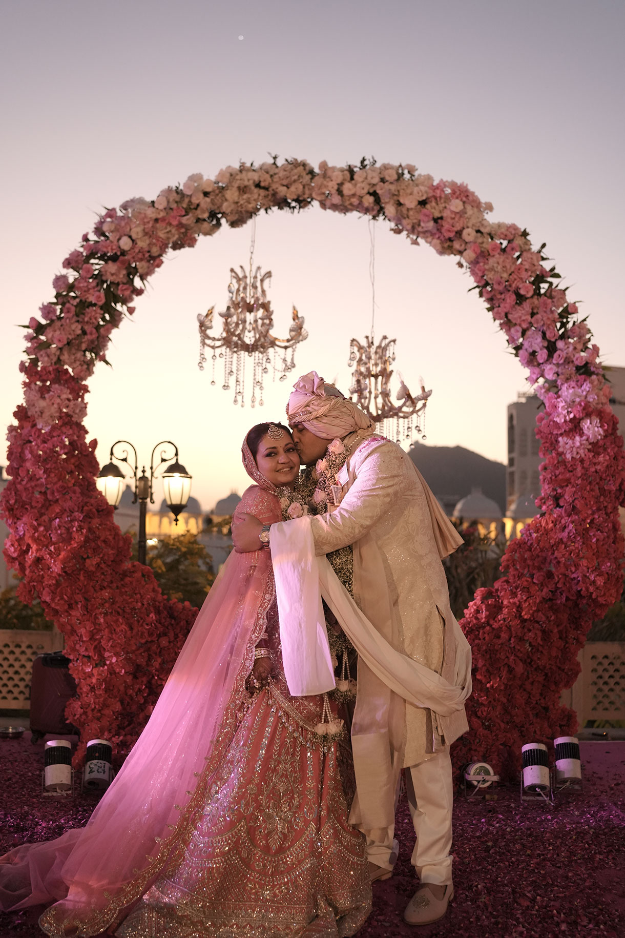Shivika and Ashish, Radisson Blu Palace Resort & Spa, Udaipur