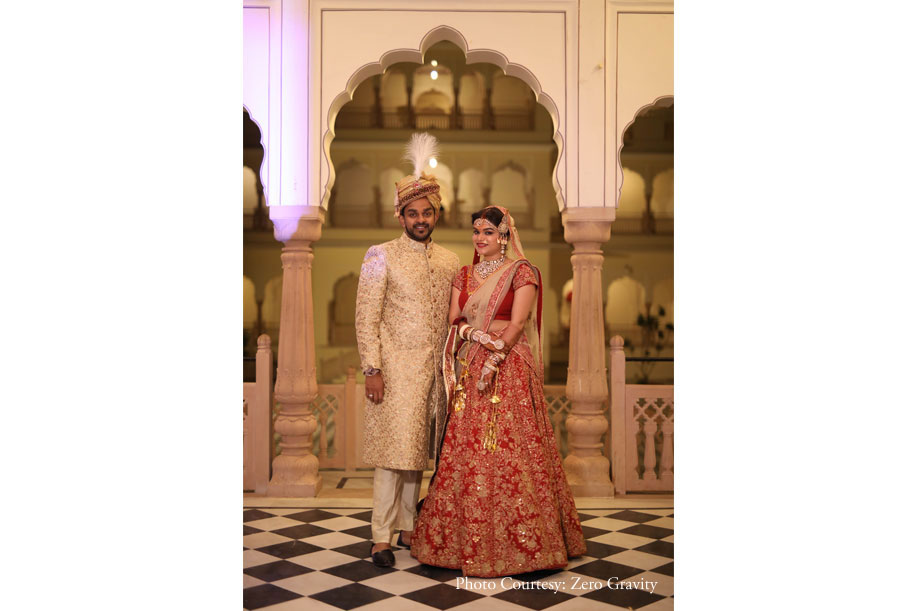 Shreya and Rahul, The JaiBagh Palace, Jaipur