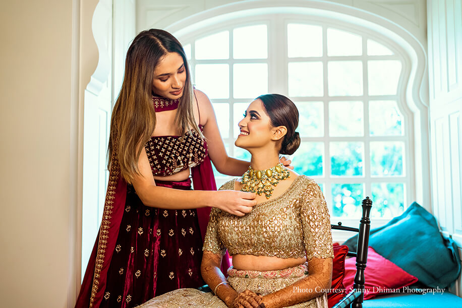 Bride getting ready Bride getting ready
