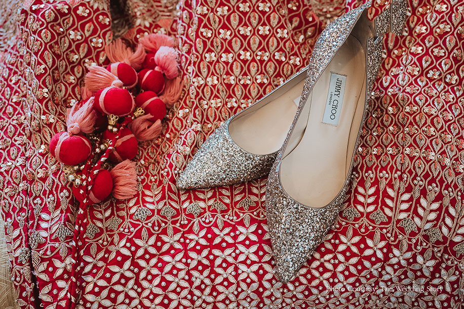 Bridal Lehenga and Shoes