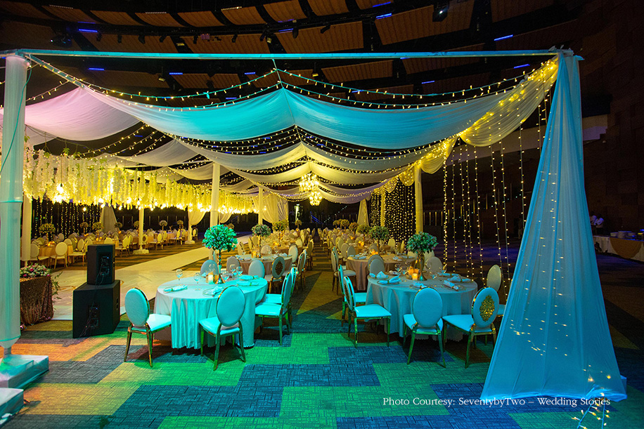 Drapes for reception decor