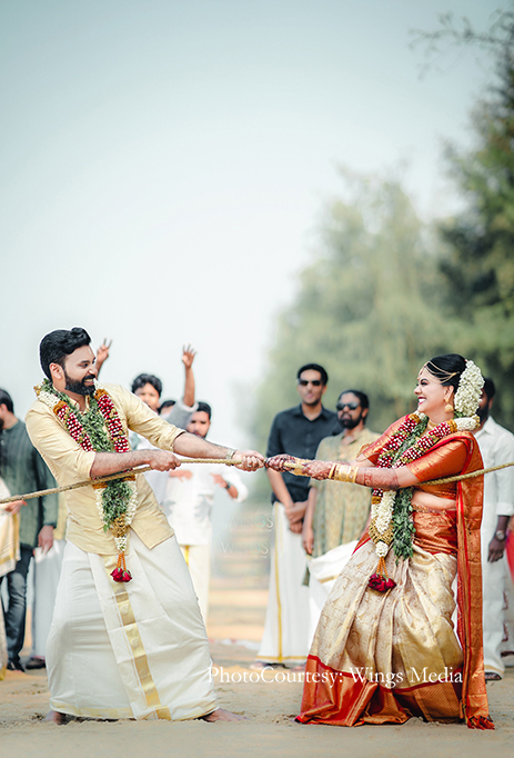 Sruthy and Ashwin, Indriya Beach Resort and Spa, Kochi