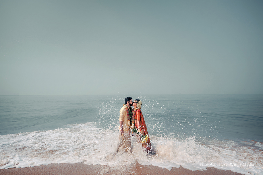 Sruthy and Ashwin, Indriya Beach Resort and Spa, Kochi