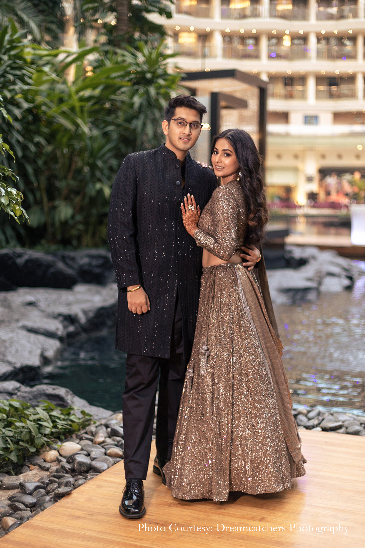 Tanishi Ravani and Paras Parekh, Mumbai