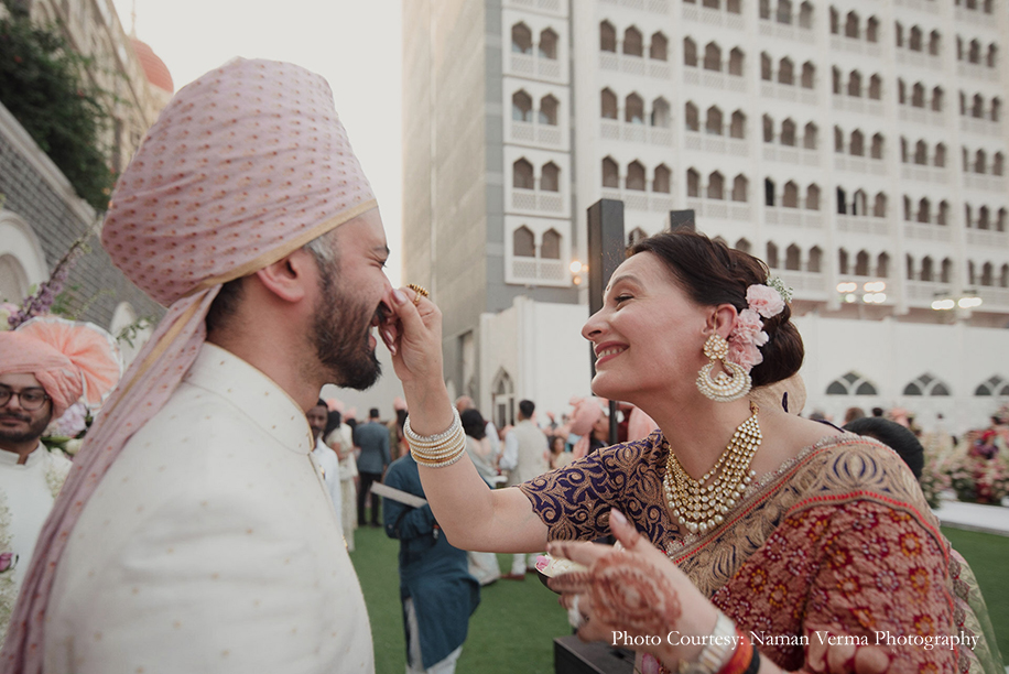 Nose pulling ceremony at Taj Mahal Palace Mumbai
