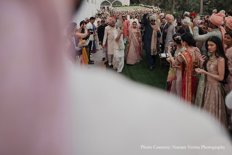 Bridal entry at Taj Mahal Palace Mumbai