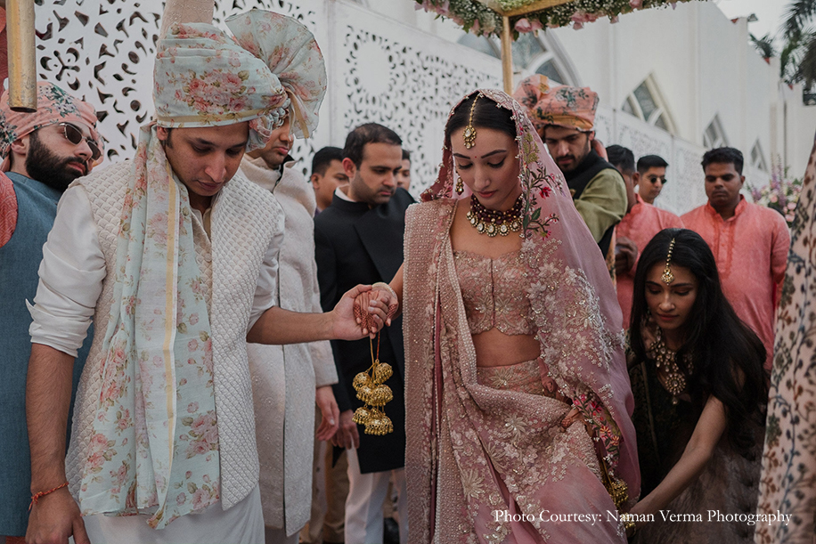 Bride and Brother moment at Taj Mahal Palace Mumbai