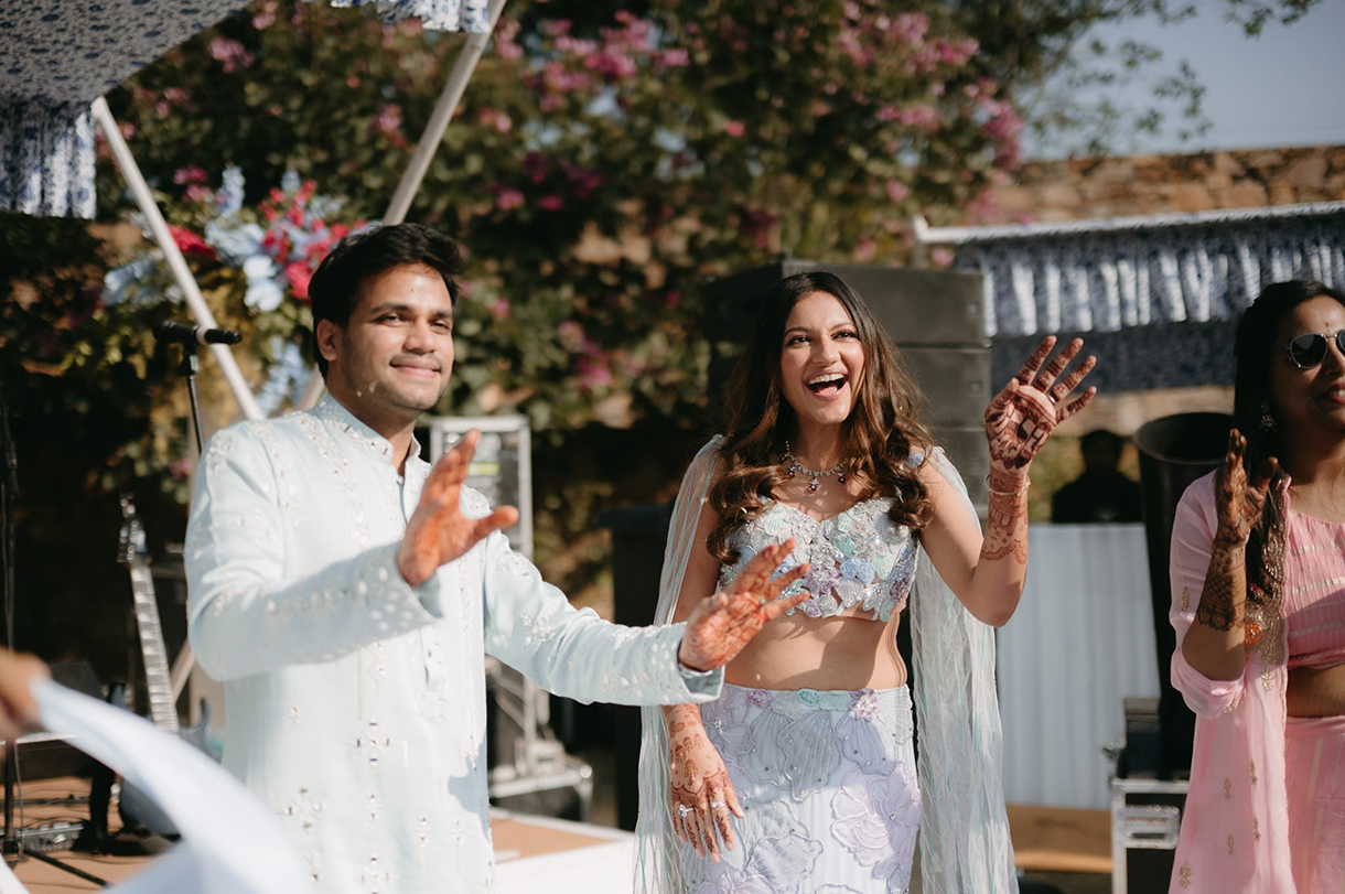 Tanya and Priyank, Ananta Spa & Resort, Jaipur