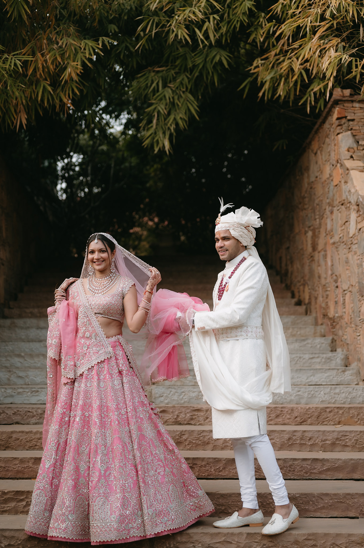 Tanya and Priyank, Ananta Spa & Resort, Jaipur