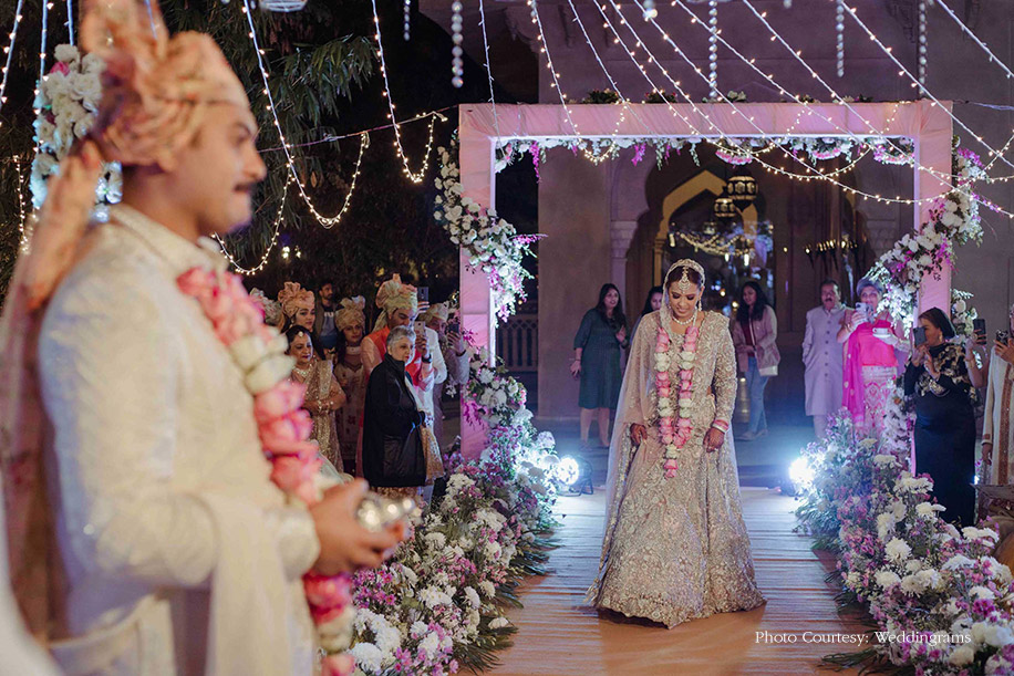 Bride's Entry in Mandap