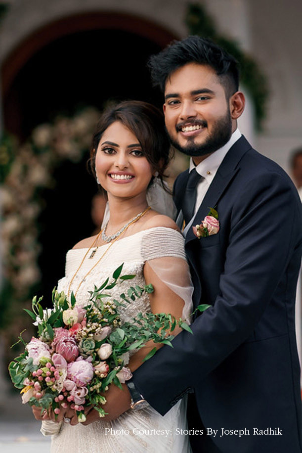 Varsha and Aadil, St. George Orthodox Dayro, Kerala