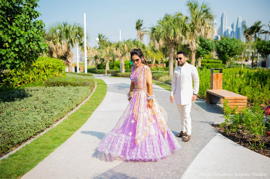 Nandini and Vidur, Caesars Resort Bluewaters, Dubai