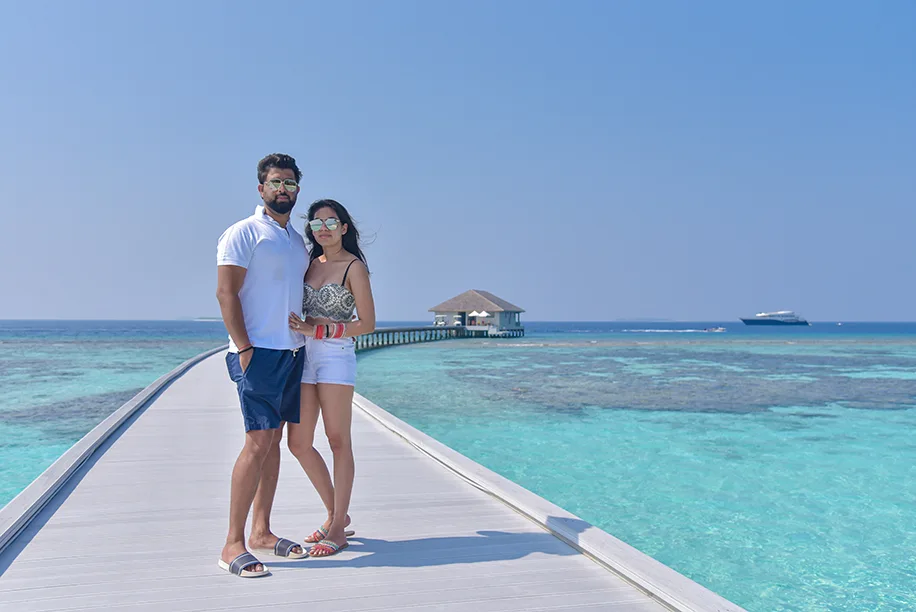 Abhishri and Arjun, Maldives