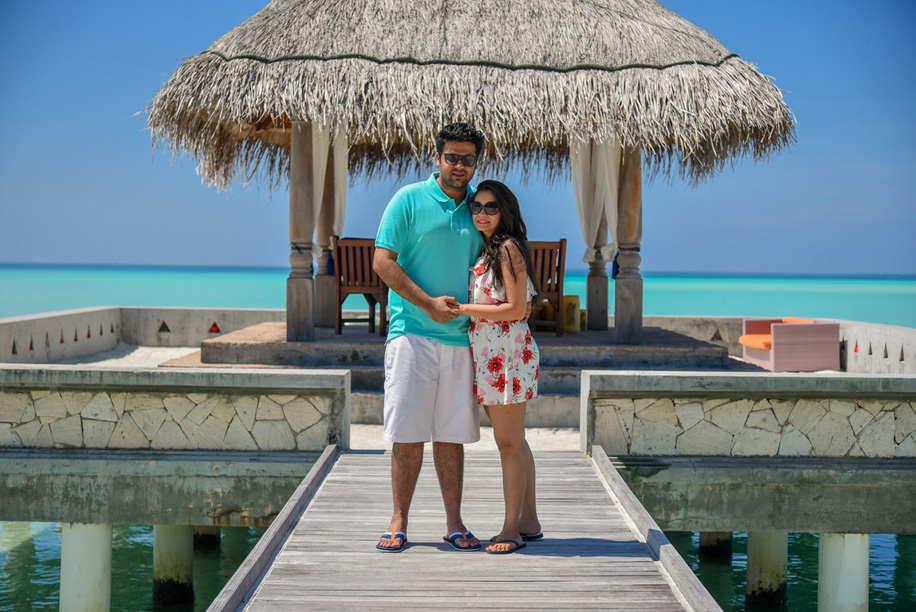 Eisha and Sharan, Maldives