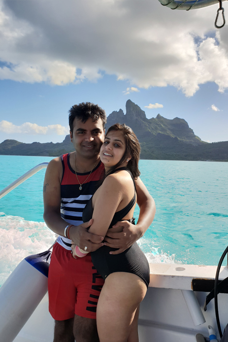 Lashika and Jatin, New Zealand, Australia, Bora Bora, and Singapore