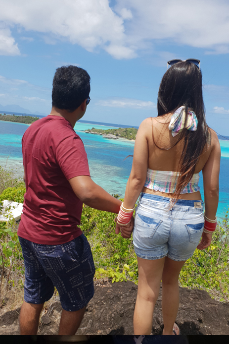 Lashika and Jatin, New Zealand, Australia, Bora Bora, and Singapore