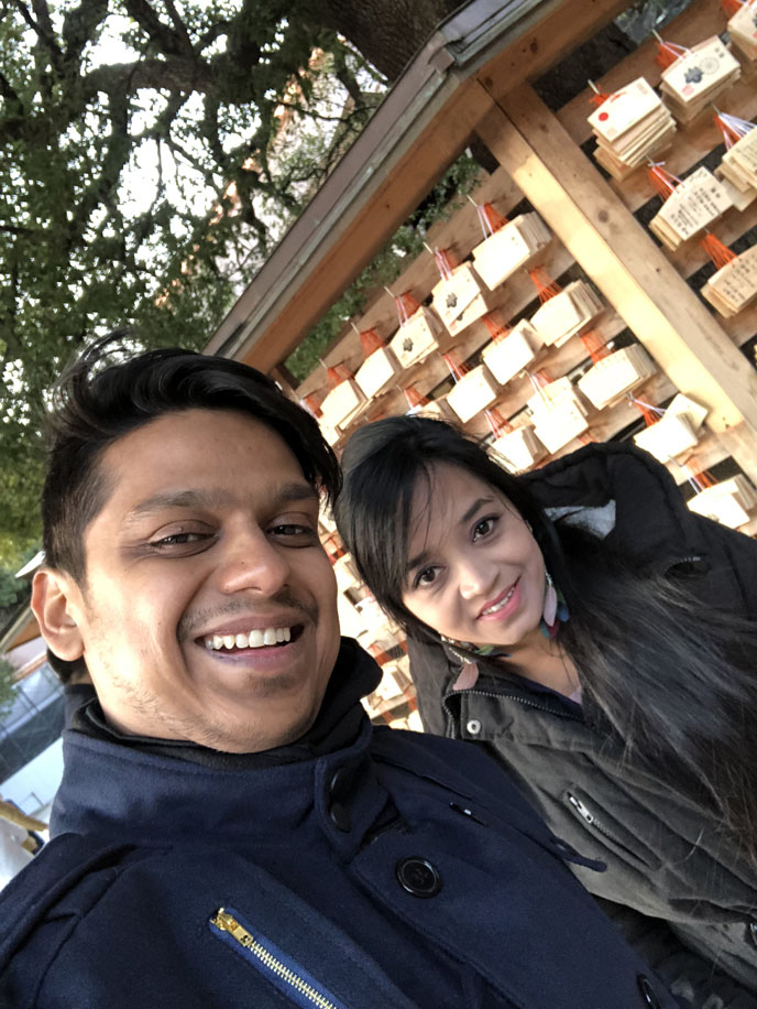 Neha and Yatendra, Japan