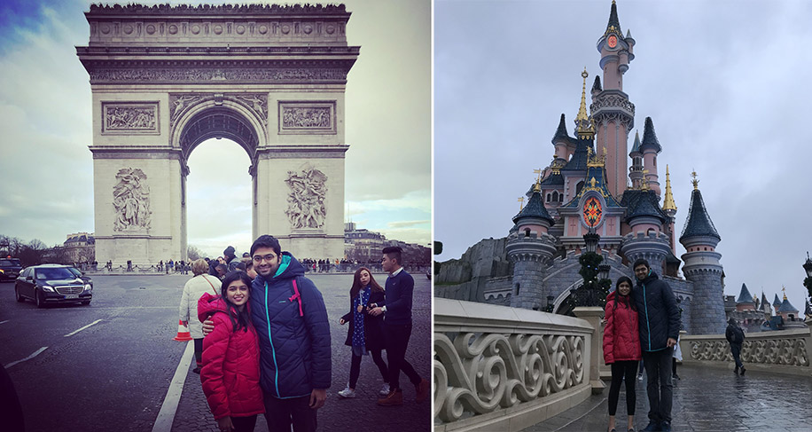 Shreya and Ritvij, Finland and Paris