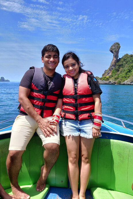 Shrishti and Mohit, Thailand and Bali