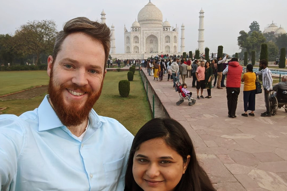 Shweta and John, Golden Triangle, India