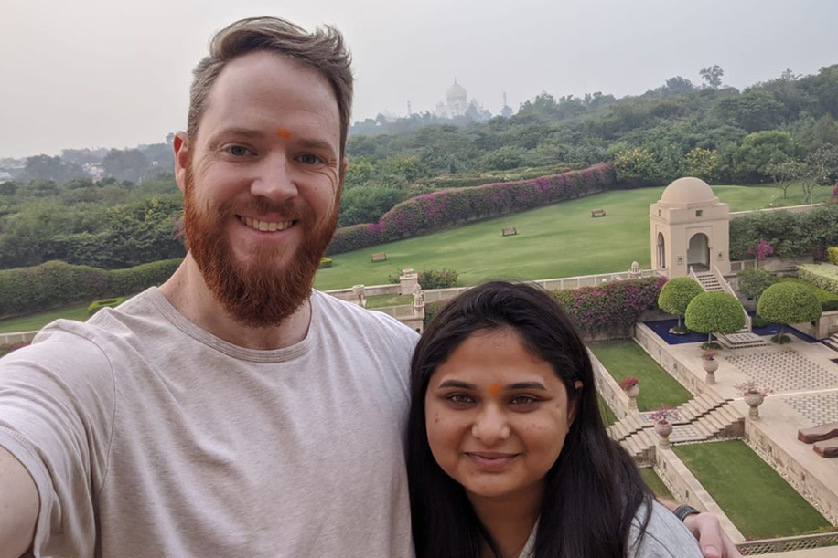 Shweta and John, Golden Triangle, India