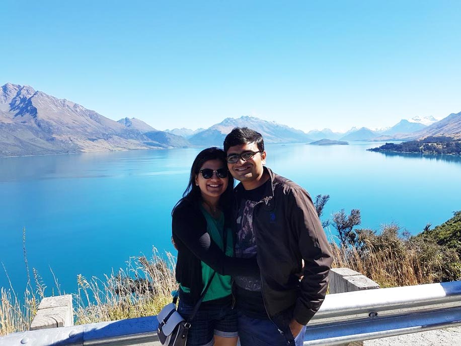 Sukriti and Rahul - New Zealand