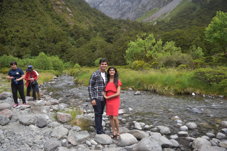 Anubhavi and Sumit, New Zealand