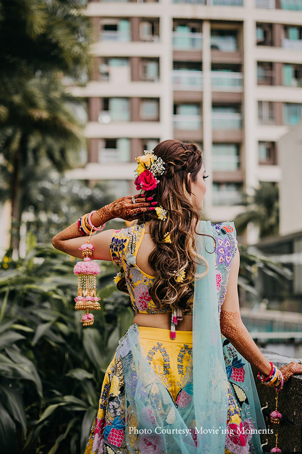 Mehndi hairtyle