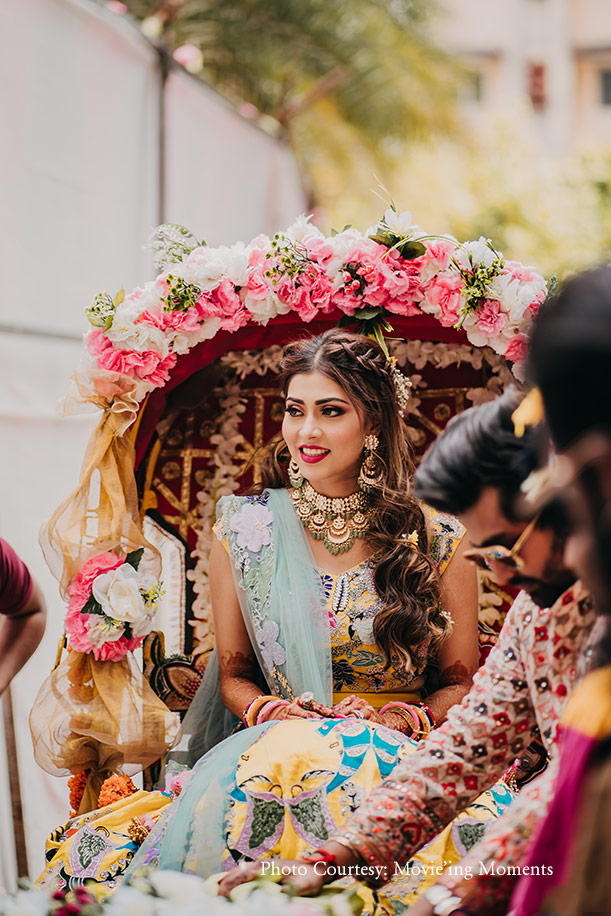 Bridal entry for mehndi Ceremony