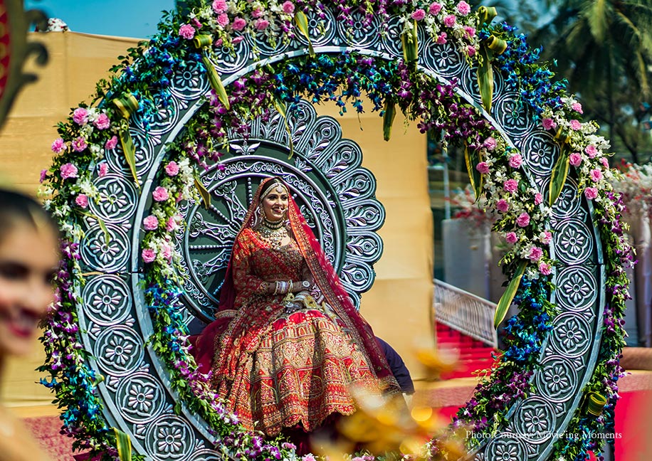 Unique bridal entry