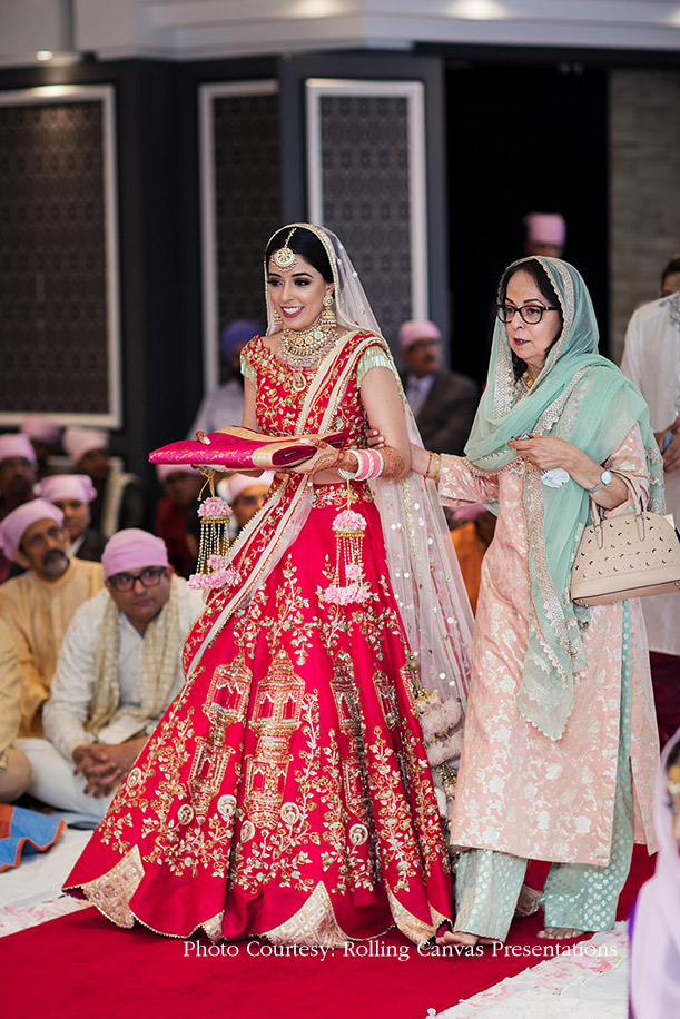 Embroidered lehenga