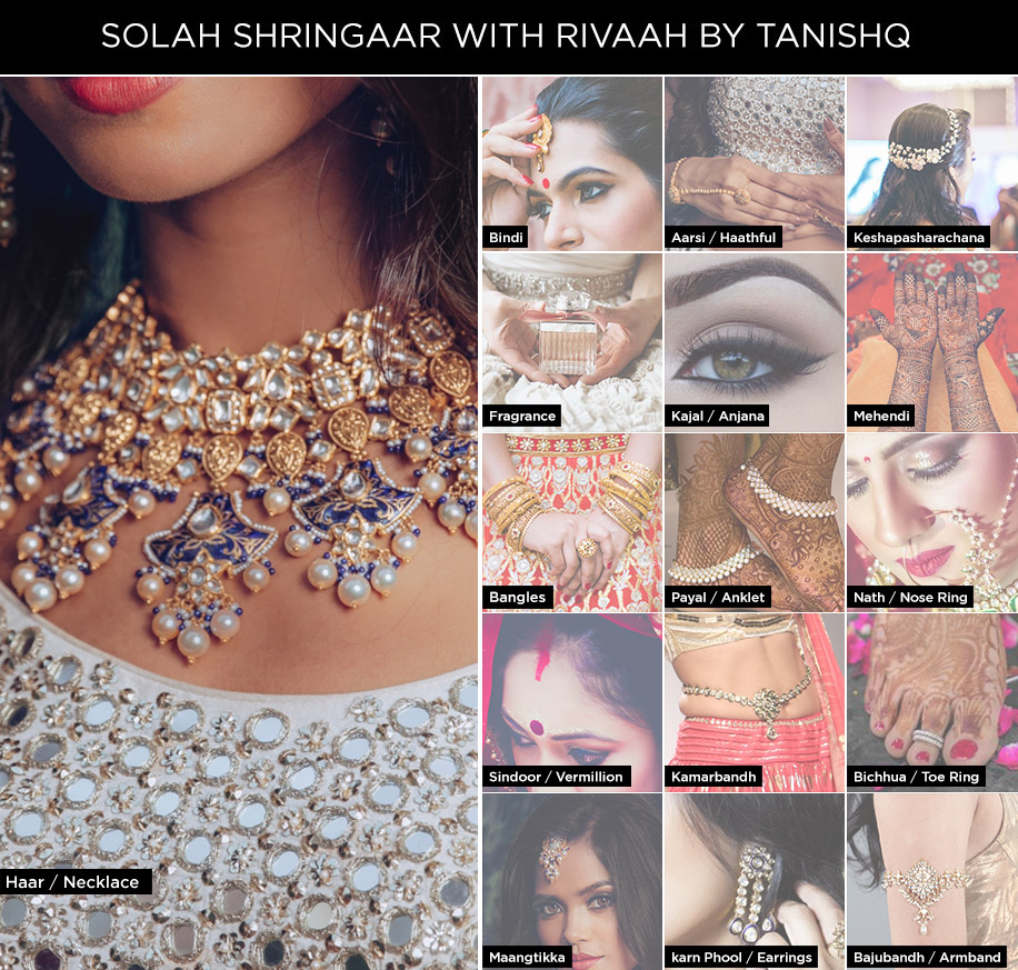 Solah Shringar with Rivaah by Tanishq - Bangles, Mangtika, and Haar