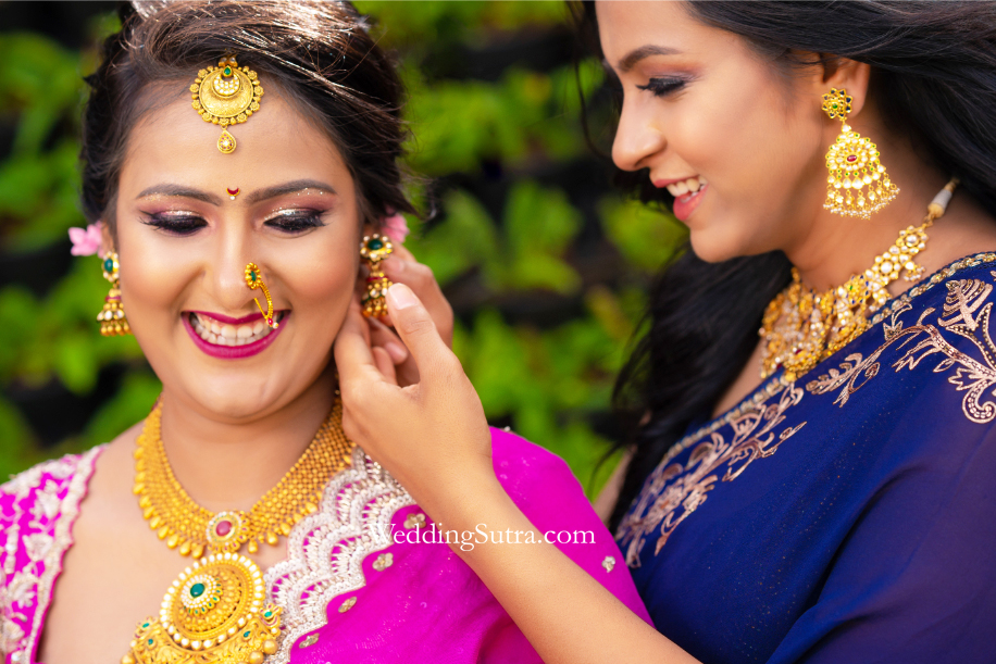 Wedding makeovers by Safa Malim and Kinjal Joshi