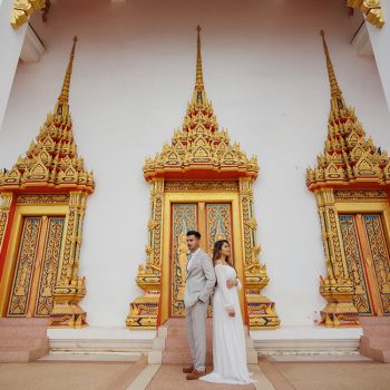This couple made the most of their Thailand pre-wedding photoshoot by traversing islands, beaches and quaint towns!